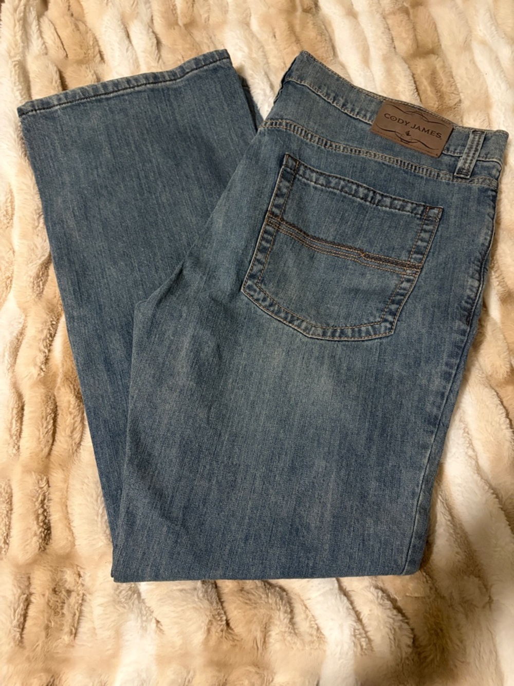 Cody James Men's Light Blue Bootcut Jeans